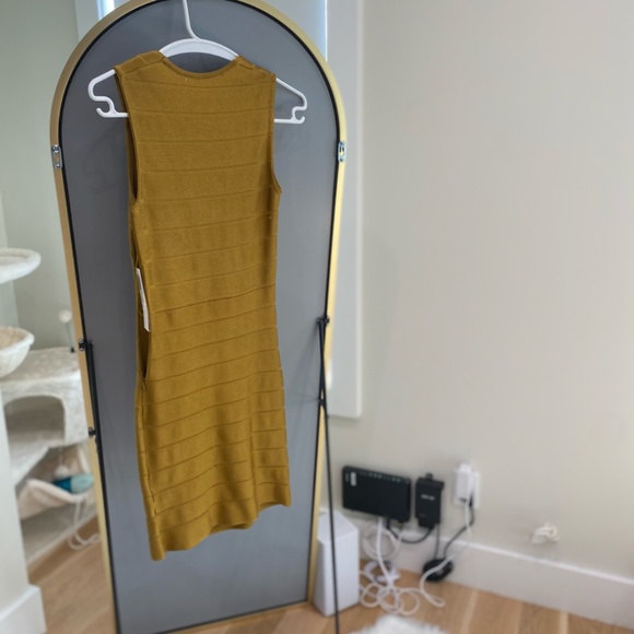 French Connection Gold Dress - Picture 2 of 2